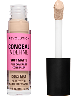Makeup Revolution Conceal & Define Full Coverage Concealer Korektor do twarzy C1N, 3,4 ml