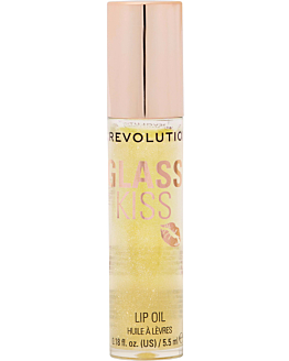 Makeup Revolution Glass Kiss Roller Ball Lip Oil Olejek do ust Stardust Lemon Shimmer, 5,5 ml