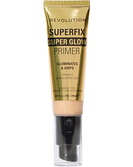 Makeup Revolution Superfix Grip Superglow Primer Gold Baza pod makijaż, 24 ml