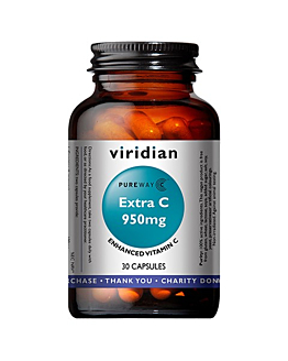 Viridian Witamina C Extra 950 mg, Kapsułki