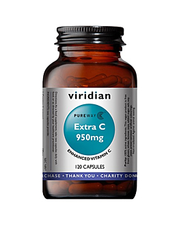 Viridian Witamina C Extra 950 mg, Kapsułki