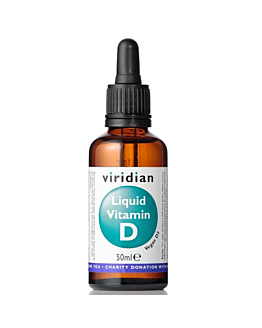 Viridian Witamina D3 2000 IU Vegan, Krople