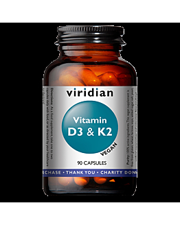 Viridian Witamina D3 i K2, Kapsułki