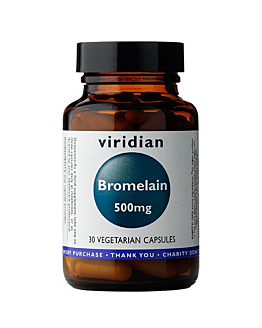 Viridian Bromelain, 30 Kapsułek