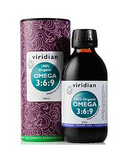 Viridian Ekologiczny Olej Omega 3-6-9, Płyn