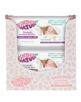 Kinder by Nature Salviette Umidificate per Neonati e Bambini 12 Confezioni  672 pz