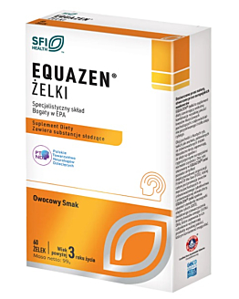 Equazen Smak owocowy Żelki, 60 szt.