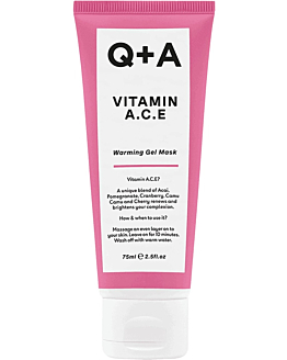 Q+A Vit A.C.E. -  Rozgrzewająca maska do twarzy z witaminami A, C, E 75ml