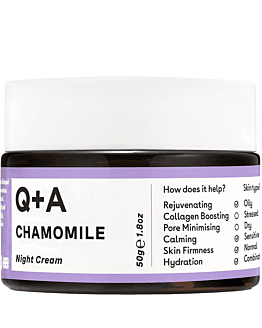 Q+A Chamomile - Krem do twarzy z rumiankiem na noc 50g