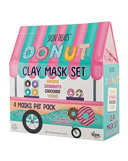 Skin Treats Set di Maschere Donut Kiosk 4-pack