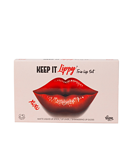Skin Treats Keep It Lippy Zestaw do ust, Red