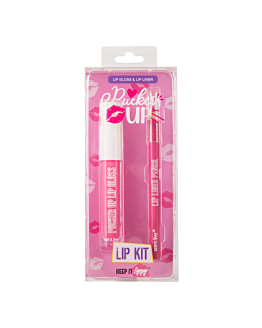 Skin Treats Pucker Up Lip Plumping Zestaw do ust błyszczyk + konturówka 