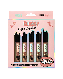 Skin Treats Keep It Lippy Liquid Lipstick Nude Glossy 5-pack