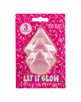 Skin Treats Let It Glow Trójkątne puszki kosmetyczne 3-pack