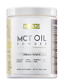 Beketo Olej MCT Smak Francuska Wanilia, proszek 300g