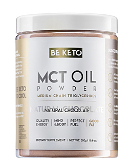 BeKeto Olej MCT Smak Naturalna Czekolada, proszek 300 g