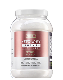 BeKeto Izolat Białka z MCT Smak Francuskiej Wanilii, proszek 800 g