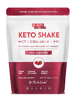BeKeto Diet Keto Shake Dzika Malina, proszek 500 g
