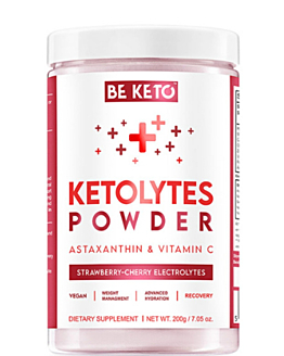 BeKeto Elektrolity Ketolytes Smak Wiśnia i Truskawka, proszek 200 mg