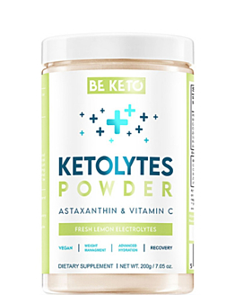 BeKeto Elektrolity Ketolytes Smak Świeża Cytryna, proszek 200 g