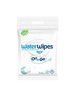 WaterWipes Bio OnTheGo - odświeżające Chusteczki nawilżane 10 szt.