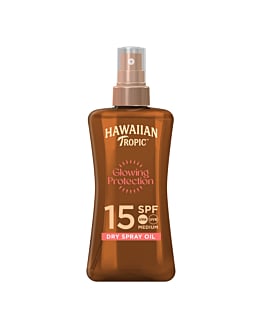 Hawaiian Tropic Olio Secco Protettivo per Abbronzatura SPF 15, protezione UVA/UVB, 200 ml