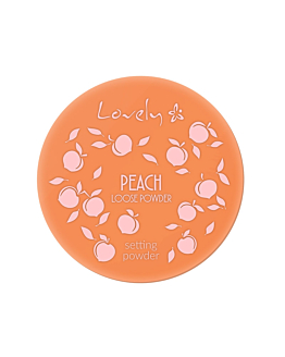 Lovely Peach Loose Powder transparentny puder do twarzy o delikatnym brzoskwiniowym kolorze i zapachu, 9g