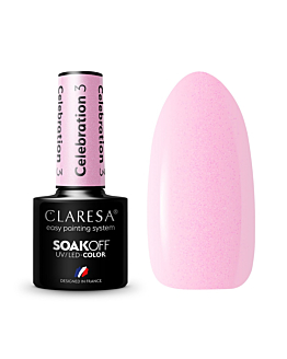 Claresa Soak Off UV/LED Celebration lakier hybrydowy 3, 5g