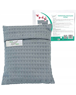Medi Sleep termofor z pestek wiśni 13x16 cm dla dzieci niemowląt na ból kolki gorączkę