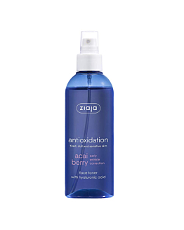 Ziaja Antiossidante Tonico ai Mirtilli Acai con Acido Ialuronico Spray 200 ml