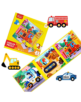 Habarri Puzzle edukacyjne - Poziom 2 - Pojazdy