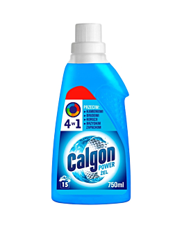 Calgon Gel 4 in 1 per la pulizia della lavatrice, 750 ml