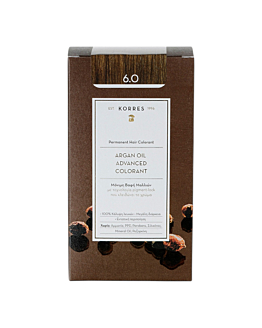 Korres Argan Oil Farba do włosów 6.0 Dark Blonde