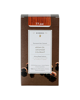 Korres Argan Oil Farba do włosów 77.44 Intense Copper Blonde