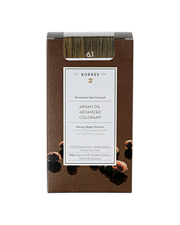 Korres Argan Oil Farba do włosów 6.1 Ash Dark Blonde