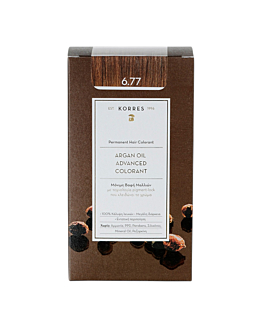 Korres Argan Oil Farba do włosów 6.77 Gianduja
