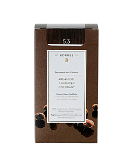 Korres Argan Oil Farba do włosów 5.3 Honey Light Brown