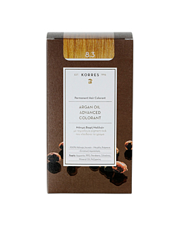 Korres Argan Oil Farba do włosów 8.3 Honey Light Blonde