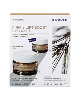 Korres Black Pine Krem na dzień 40ml + Krem na noc 15ml