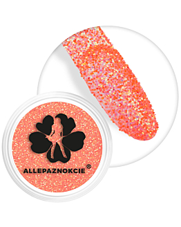 Allepaznokcie Shine Neon Pyłek Do Paznokci Mandarin Nr 09 2 g