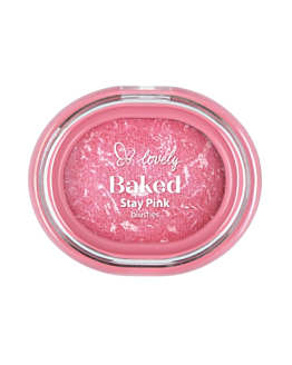 Lovely Stay Pink Baked Blusher wypiekany róż do policzków 02, 3.5g