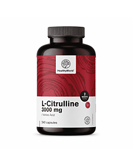 Healthy World L-cytrulina 3000 mg, 240 kaps.