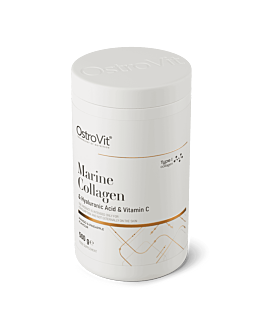 OstroVit Kolagen Morski + Kwas Hialuronowy + Witamina C 500 g  o smaku mango z ananasem