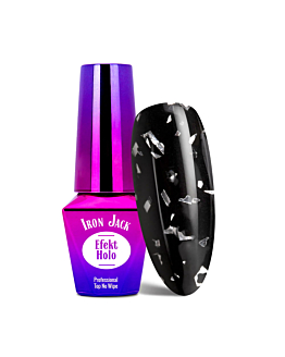 MollyLac Jack Top No Wipe Z Drobiną Holo Iron 10 g