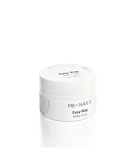 PB Nails Żel budujący Easy Way Milky Soft Glossy 50g