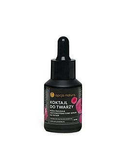 Opcja Natura Koktajl do twarzy antyoksydacyjne serum na dzień R&oacute;ża i Paczula, 30ml