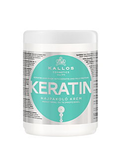 Kallos KJMN Keratin Hair Mask maska do włosów z keratyną i proteinami mlecznymi, 1000ml