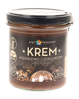 Pięć Przemian Krem migdałowo-czekoladowy KETO 300 g