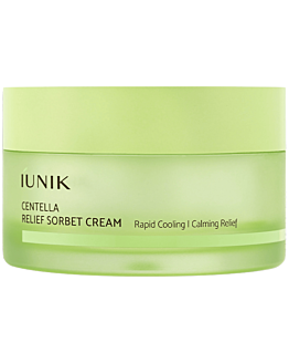 IUNIK Centella Relief Sorbet Cream, sorbetowy krem kojący do twarzy, 50ml
