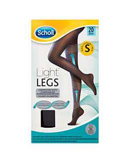 Scholl Light Legs Rajstopy Uciskowe 20 DEN Czarne S